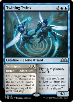 Twining Twins (WOE-240) - Wilds of Eldraine Foil-1