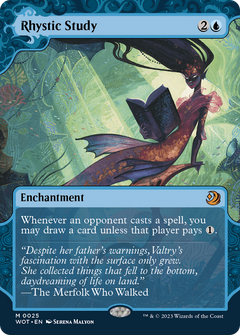 Rhystic Study [Wilds of Eldraine: Enchanting Tales]-1