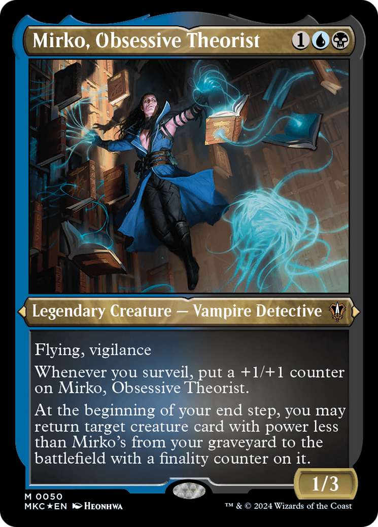 Mirko, Obsessive Theorist (Display Commander) [Murders at Karlov Manor Commander]-1
