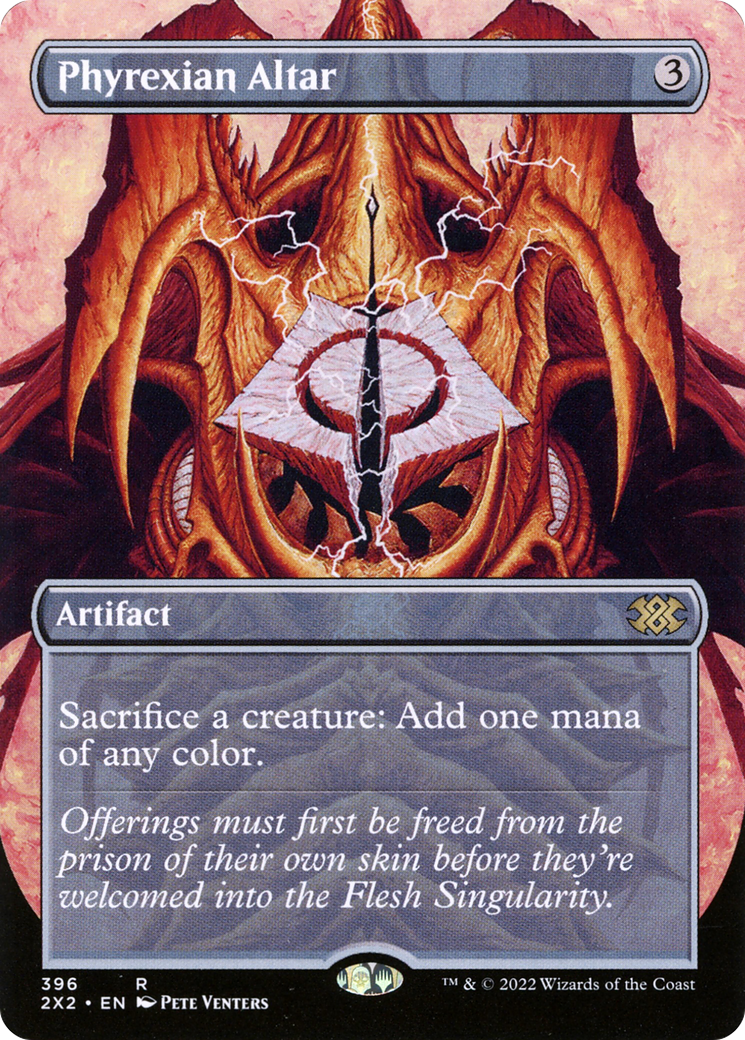 Phyrexian Altar (Borderless Alternate Art) [Double Masters 2022]-1