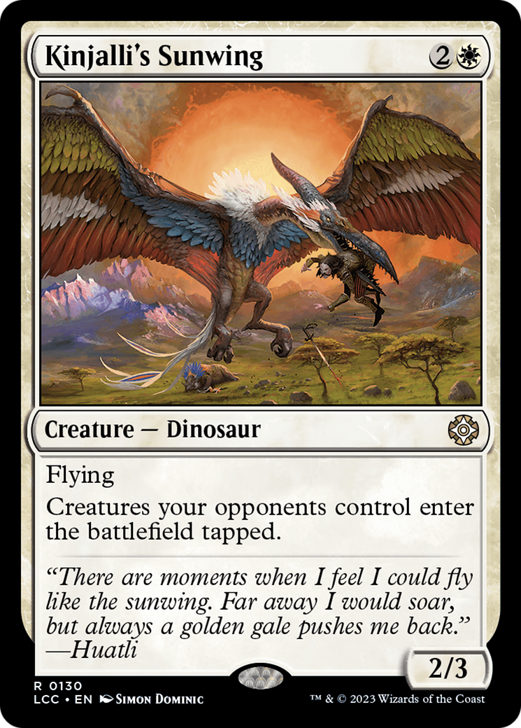Kinjalli's Sunwing [The Lost Caverns of Ixalan Commander]-1