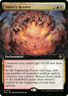 Nahiri's Resolve (Extended Art) [March of the Machine: The Aftermath]-1
