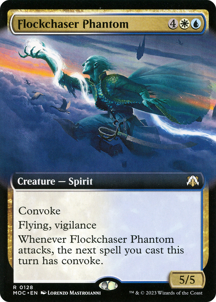 Flockchaser Phantom (Extended Art) [March of the Machine Commander]-1