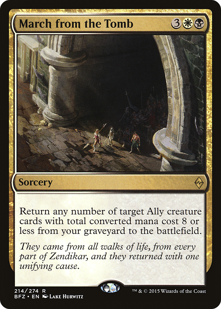 March from the Tomb [Battle for Zendikar]-1