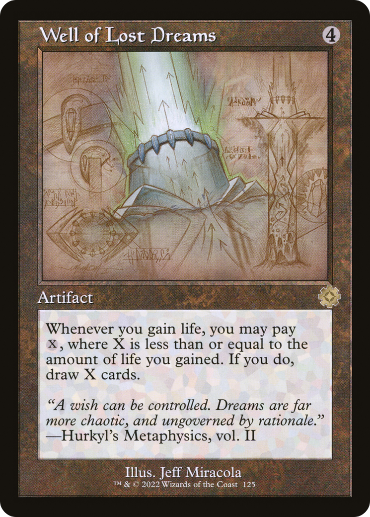 Well of Lost Dreams (Schematic) (BRR-125) - The Brothers' War Retro Artifacts-1