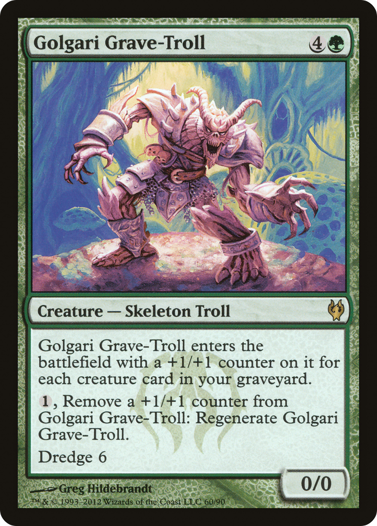 Golgari Grave-Troll [Duel Decks: Izzet vs. Golgari]-1
