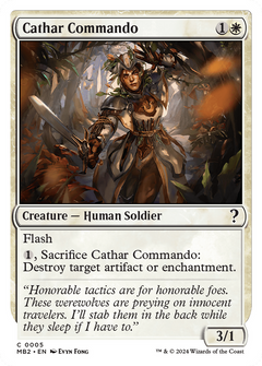 Cathar Commando (White Border) [Mystery Booster 2]-1