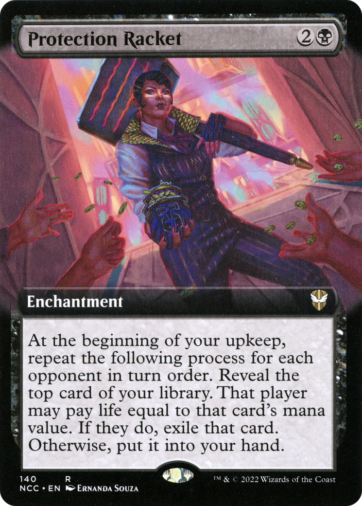 Protection Racket (Extended Art) [Streets of New Capenna Commander]-1