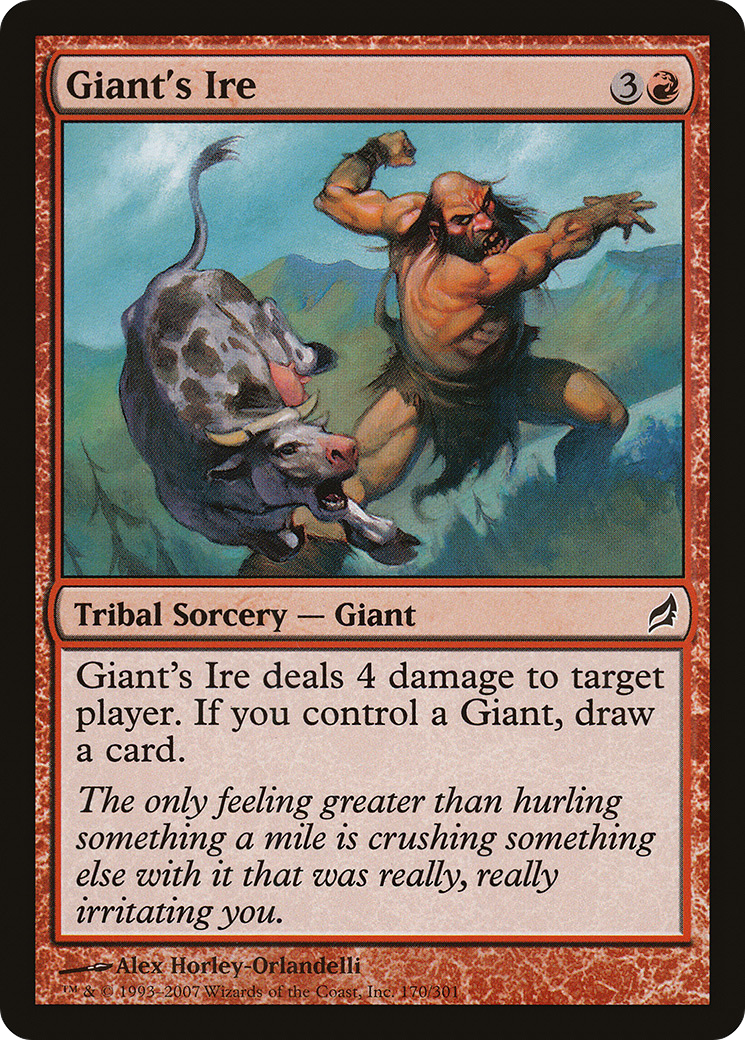 Giant's Ire [Lorwyn]-1
