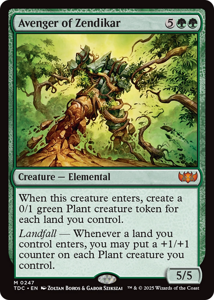 Avenger of Zendikar [Tarkir: Dragonstorm Commander]-1