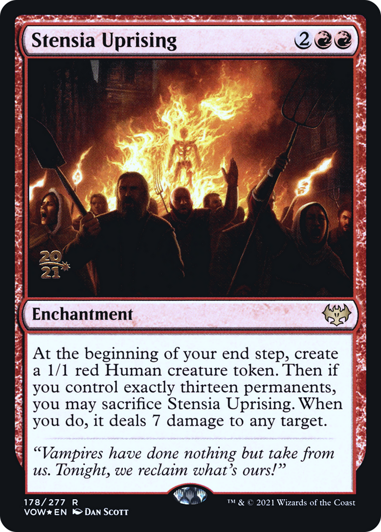 Stensia Uprising [Innistrad: Crimson Vow Prerelease Promos]-1