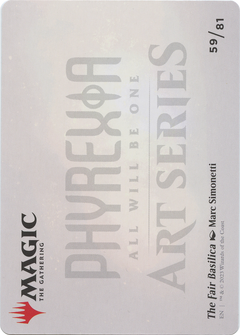 The Fair Basilica // The Fair Basilica (AONE-059) - Phyrexia: All Will Be One Art Series (Borderless) Foil-2