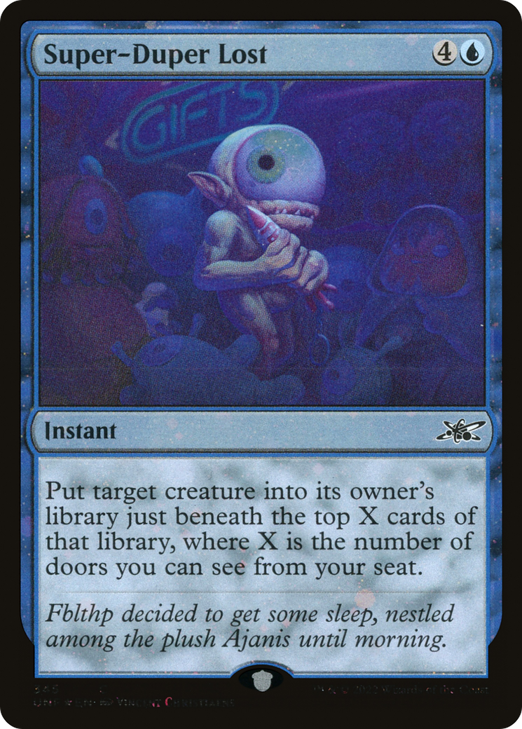 Super-Duper Lost (Galaxy Foil) [Unfinity]-1