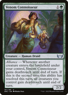 Venom Connoisseur (SNC-161) - Streets of New Capenna Foil-1