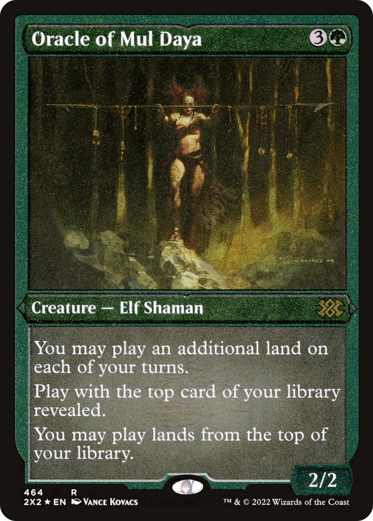 Oracle of Mul Daya (Foil Etched) [Double Masters 2022]-1