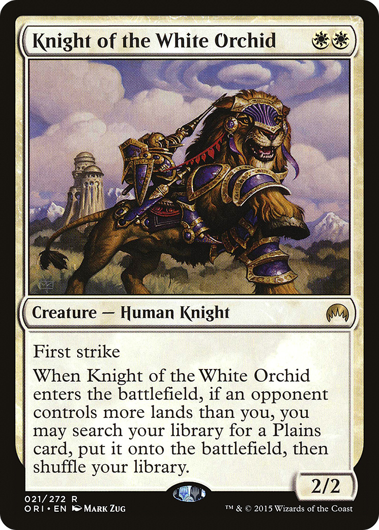 Knight of the White Orchid [Magic Origins]-1