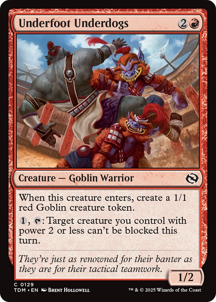 Underfoot Underdogs (TDM-129) - Tarkir: Dragonstorm-1