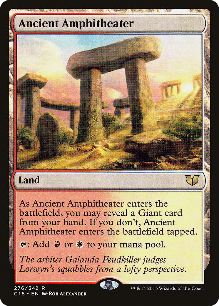 Ancient Amphitheater [Commander 2015]-1