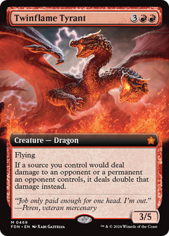 Twinflame Tyrant (Extended Art) (FDN-469) - Foundations: (Extended Art) Foil-1