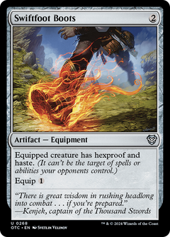 Swiftfoot Boots [Outlaws of Thunder Junction Commander]-1