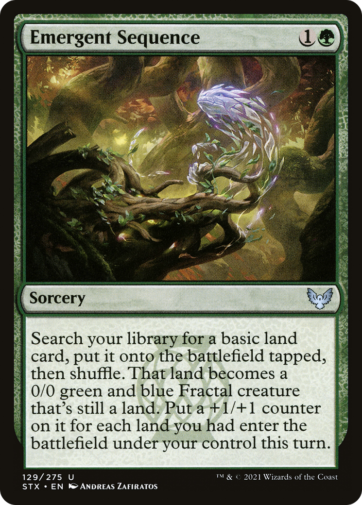 Emergent Sequence [Strixhaven: School of Mages]-1