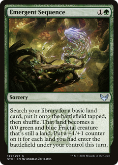 Emergent Sequence [Strixhaven: School of Mages]-1