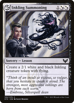Inkling Summoning [Strixhaven: School of Mages]-1