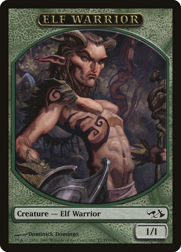 Elf Warrior Token [Duel Decks: Elves vs. Goblins Tokens]-1