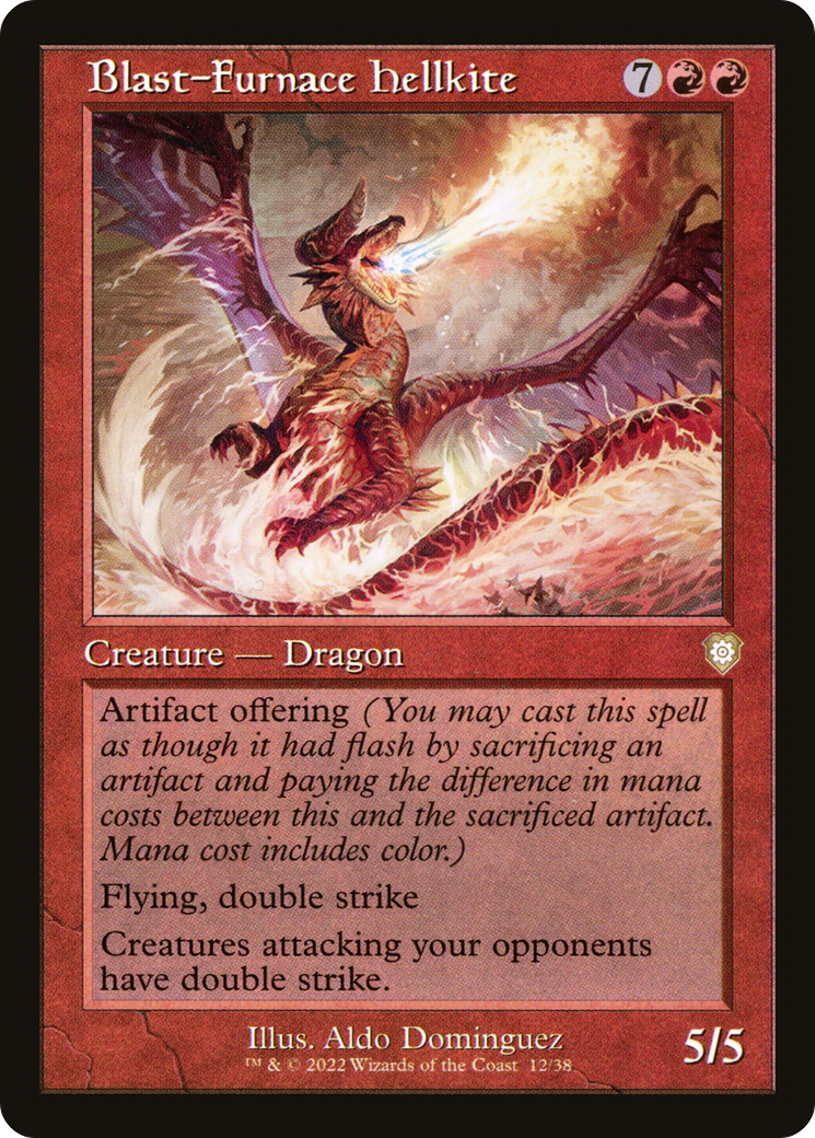Blast-Furnace Hellkite (Retro) [The Brothers' War Commander]-1
