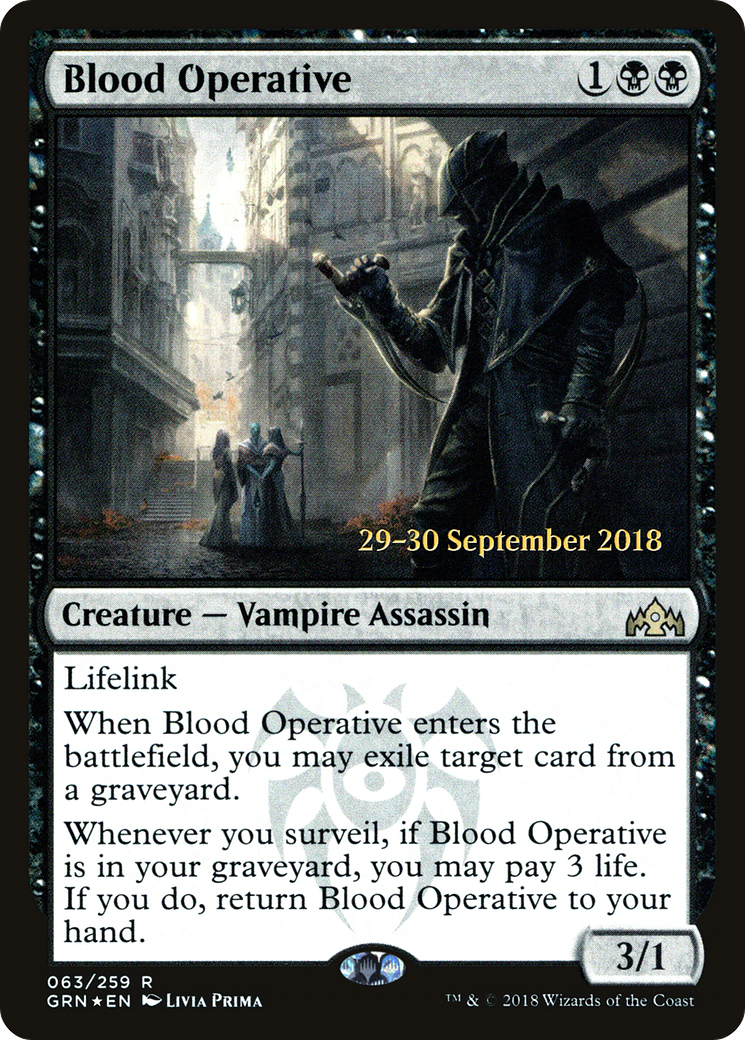 Blood Operative [Guilds of Ravnica Prerelease Promos]-1