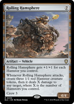 Rolling Hamsphere [Bloomburrow Commander]-1