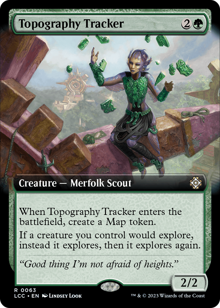 Topography Tracker (Extended Art) [The Lost Caverns of Ixalan Commander]-1