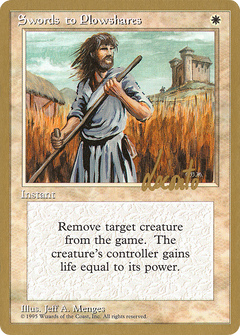 Swords to Plowshares (Michael Loconto) [Pro Tour Collector Set]-1