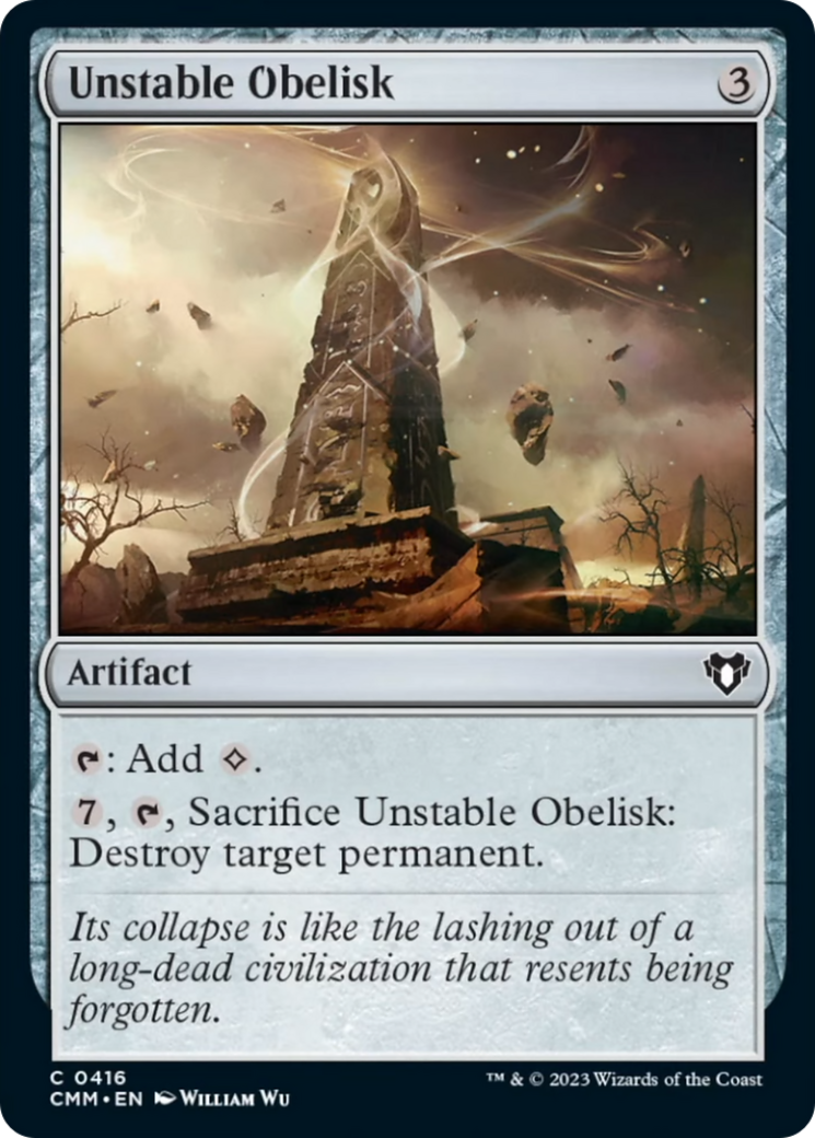 Unstable Obelisk [Commander Masters]-1