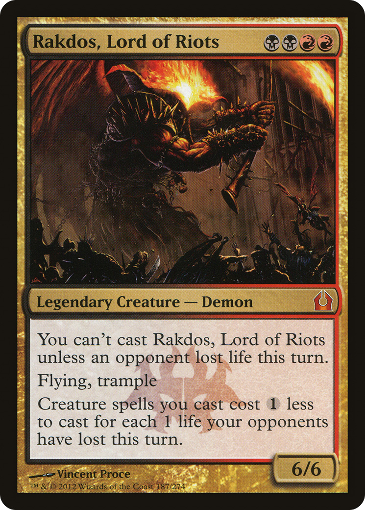 Rakdos, Lord of Riots [Return to Ravnica]-1