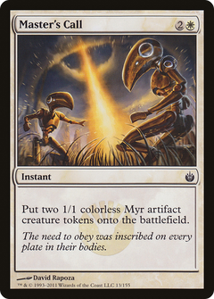 Master's Call [Mirrodin Besieged]-1