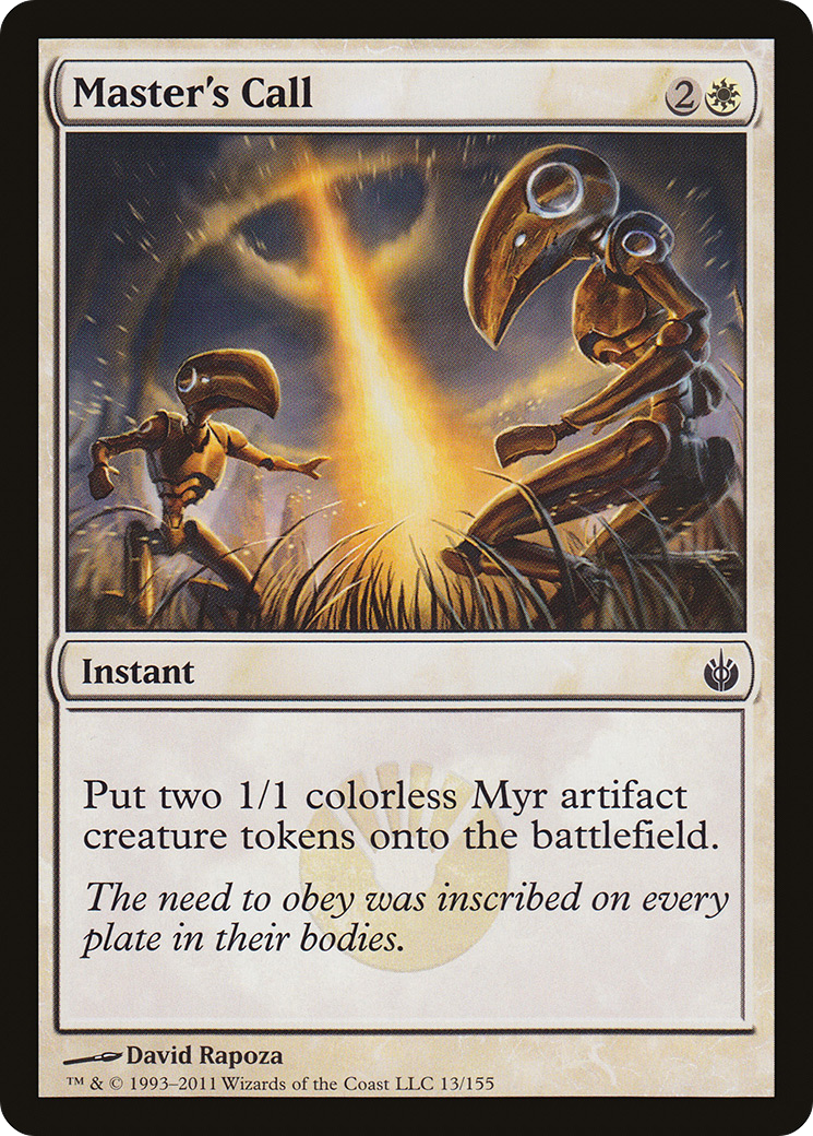 Master's Call [Mirrodin Besieged]-1
