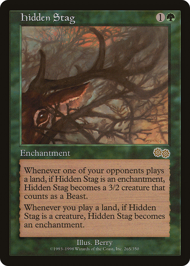 Hidden Stag [Urza's Saga]-1