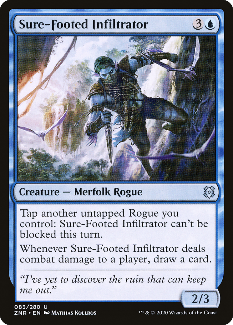 Sure-Footed Infiltrator [Zendikar Rising]-1