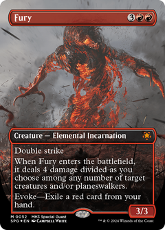 Fury (Borderless) (Textured Foil) [Modern Horizons 3 Special Guests]-1