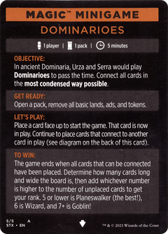 Dominarioes // Dominarioes (cont'd) (MSTX-005) - Strixhaven: School of Mages Minigames-1