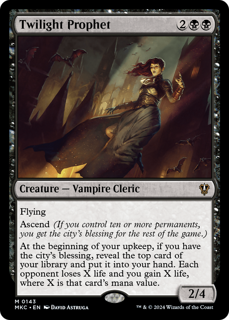 Twilight Prophet (MKC-143) - Murders at Karlov Manor Commander-1