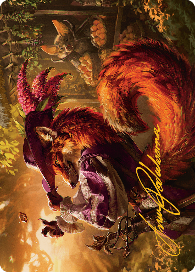 Mr. Foxglove // Mr. Foxglove (ABLB-031) - Bloomburrow Art Series (Borderless) Foil-1