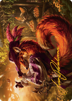 Mr. Foxglove // Mr. Foxglove (ABLB-031) - Bloomburrow Art Series (Borderless) Foil-1