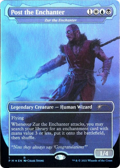 Zur the Enchanter (PCEL-008) - Celebration Cards / Post the Enchanter (Borderless) Foil-1