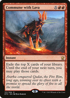 Commune with Lava [Dragons of Tarkir]-1