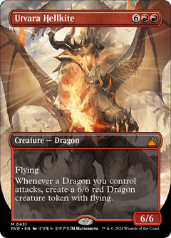 Utvara Hellkite (Anime Borderless) (RVR-431) - Ravnica Remastered (Borderless) Foil-1