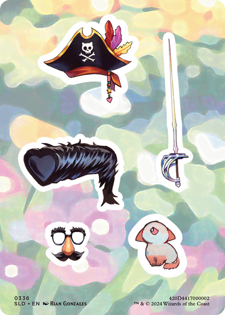 Sticker sheet (SLD-336) - Secret Lair Drop Foil-1