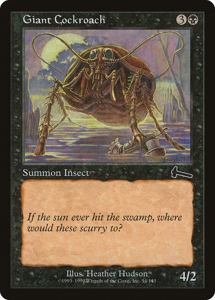 Giant Cockroach [Urza's Legacy]-1