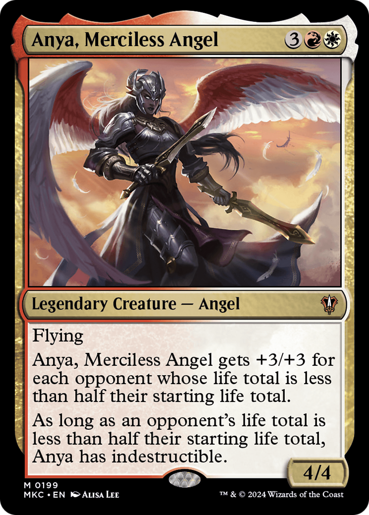 Anya, Merciless Angel [Murders at Karlov Manor Commander]-1